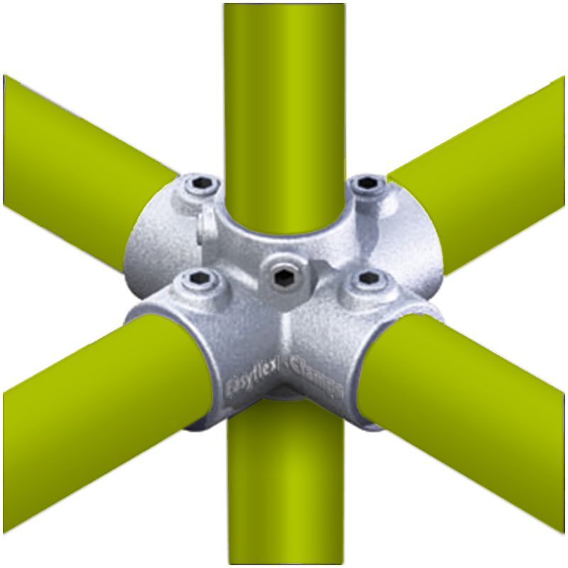 Tubular Kreuz-Verbinder 4-Wege